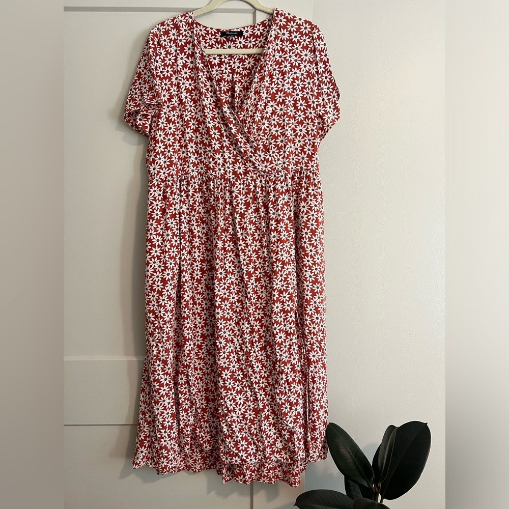 Faux Wrap Dress